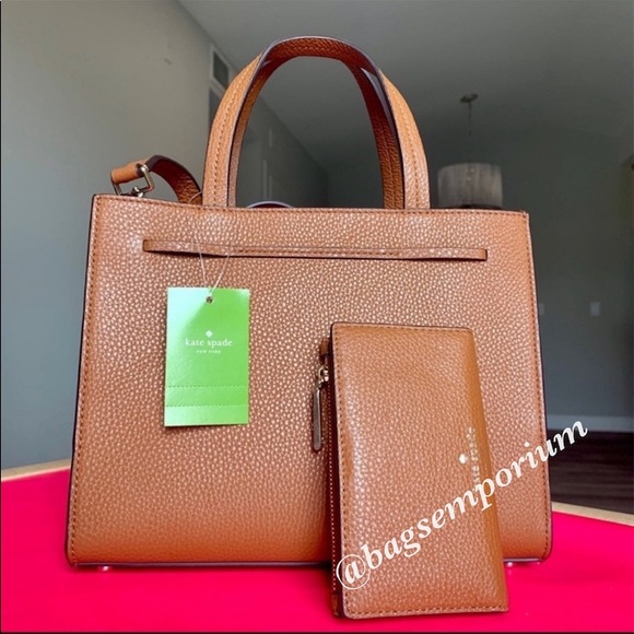 Kate Spade Hayes Street Sm Satchel / Wallet Set - Picture 4 of 8